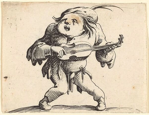 The Guitar Player, c. 1622. Creator: Jacques Callot