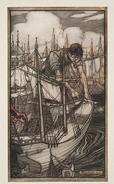 Gulliver Seizes The Enemys Fleet, 1909