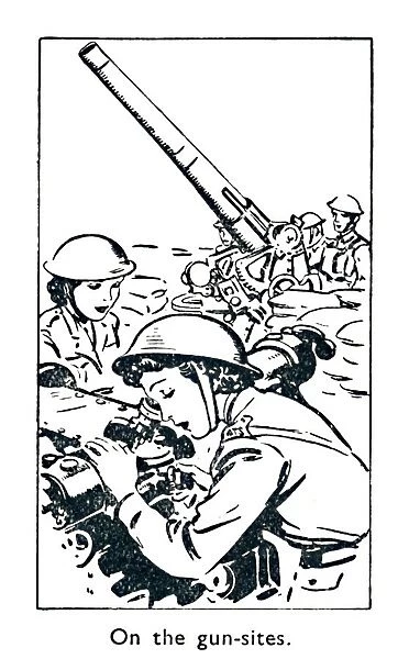 On the gun-sites, 1940