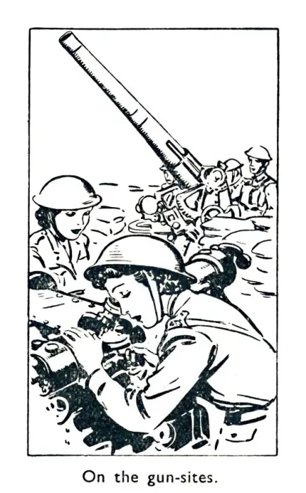 Framed Print : On the gun-sites, 1940 Framed Print : On the gun-sites, 1940