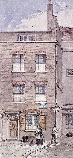 Gunpowder Alley, London, c1850. Artist: James Findlay