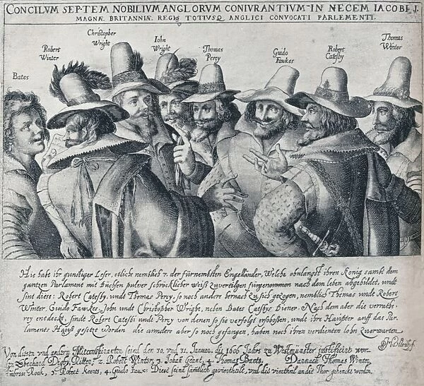 The Gunpowder Plot Conspirators and their Servant Bates, (1605), 1901