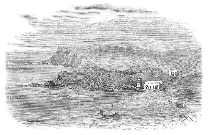 Framed Print : Gunwalloe Church, Cornwall, 1870. Creator: Unknown Framed Print : Gunwalloe Church, Cornwall, 1870. Creator: Unknown