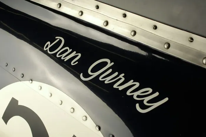 Framed Print : Gurney Eagle racing car 1966. Artist: Simon Clay Framed Print : Gurney Eagle racing car 1966. Artist: Simon Clay