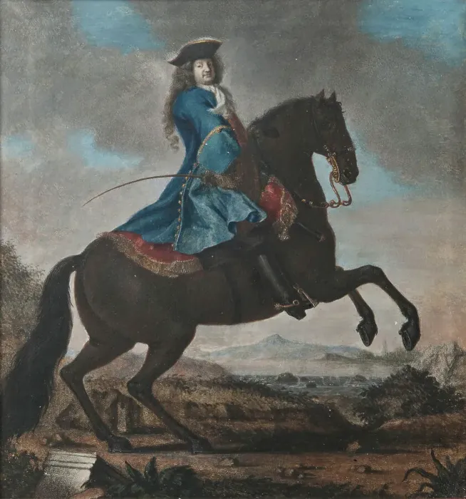 Framed Print : Gustaf Hård af Segerstad (1654-1714), chamberlain, master of the court stables, director of... 1694 Creator: Andreas von Behn Framed Print : Gustaf Hård af Segerstad (1654-1714), chamberlain, master of the court stables, director of... 1694 Creator: Andreas von Behn