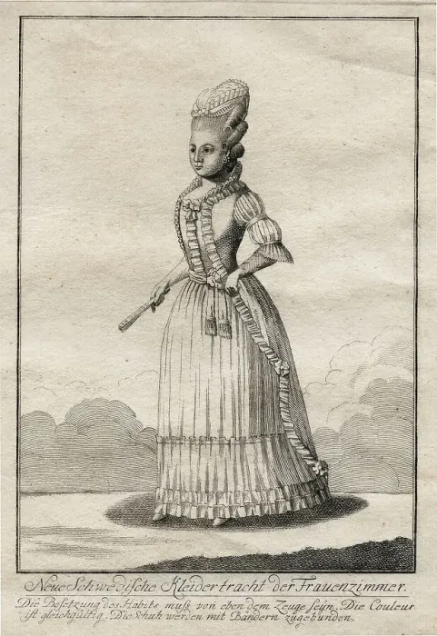 Framed Print : Gustaf III's national costume, 1780. Creator: Unknown Framed Print : Gustaf III's national costume, 1780. Creator: Unknown