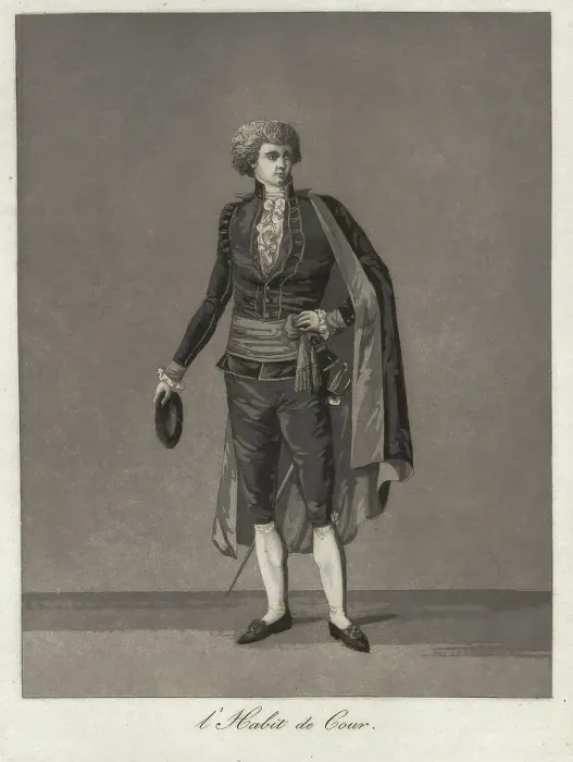 Framed Print : Gustaf III's national costume / Swedish costume, 1780s. Creator: Johan Abraham Aleander Framed Print : Gustaf III's national costume / Swedish costume, 1780s. Creator: Johan Abraham Aleander