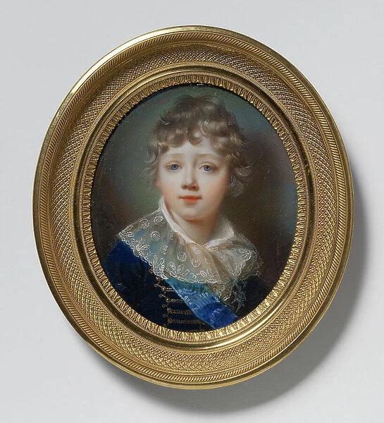 Gustav, 1799-1877, prince of Sweden and Vasa, 1808. Creator: Giovanni Domenico Bossi