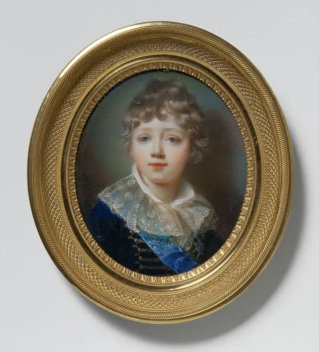 Framed Print : Gustav, 1799-1877, prince of Sweden and Vasa, 1808. Creator: Giovanni Domenico Bossi Framed Print : Gustav, 1799-1877, prince of Sweden and Vasa, 1808. Creator: Giovanni Domenico Bossi