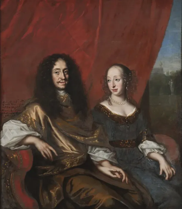 Framed Print : Gustav Adolph (1633-1695), Duke of Mecklenburg-Gustrow and Magdalene Sibylle of Holstein-Gottorp (16 Framed Print : Gustav Adolph (1633-1695), Duke of Mecklenburg-Gustrow and Magdalene Sibylle of Holstein-Gottorp (16