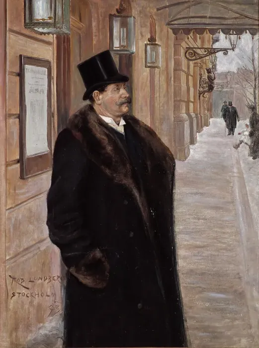 Framed Print : Gustav Fredrikson, 1832-1921, 1893. Creator: Karl Robert Lundberg Framed Print : Gustav Fredrikson, 1832-1921, 1893. Creator: Karl Robert Lundberg