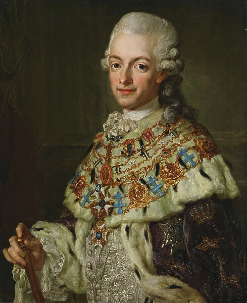 Gustav III, 1746-1792, between c.1773 and c.1774. Creator: Lorens Pasch the Younger