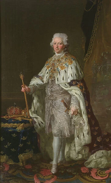 Gustav III, 1746-1792, King of Sweden, late 18th-early 19th century. Creator: Lorens Pasch the Younger