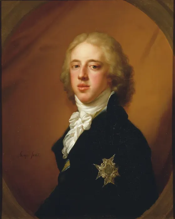 Framed Print : Gustav IV Adolf, before 1830. Creator: Johann Baptist Lampi I Framed Print : Gustav IV Adolf, before 1830. Creator: Johann Baptist Lampi I