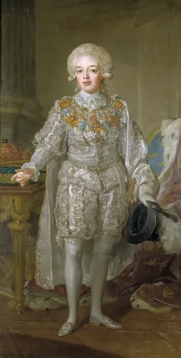 Framed Print : Gustav IV Adolf as a child. Creator: Lorens Pasch the Younger Framed Print : Gustav IV Adolf as a child. Creator: Lorens Pasch the Younger