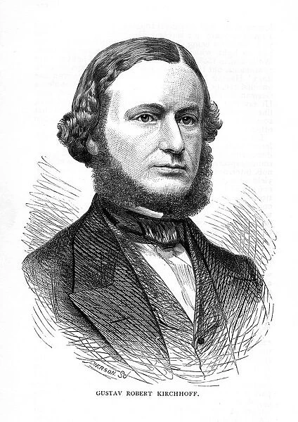 Gustav Robert Kirchhoff, German physicist, 1873