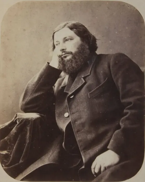 Framed Print : Gustave Courbet, ca 1866. Creator: Nadar, Gaspard-Felix (1820-1910) Framed Print : Gustave Courbet, ca 1866. Creator: Nadar, Gaspard-Felix (1820-1910)