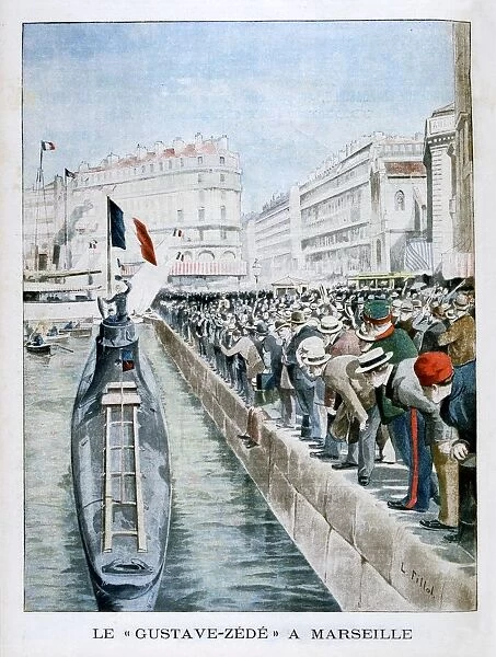 The Gustave-Zede arrives in Marseilles, 1901