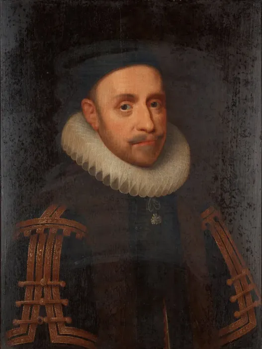Framed Print : Gustavus Adolphus of Sweden. Artist: Hoefnagel, Jacob (1575-c. 1630) Framed Print : Gustavus Adolphus of Sweden. Artist: Hoefnagel, Jacob (1575-c. 1630)