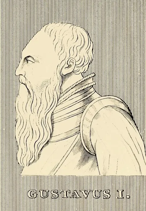 Framed Print : Gustavus I, (1496-1560), 1830. Creator: Unknown Framed Print : Gustavus I, (1496-1560), 1830. Creator: Unknown