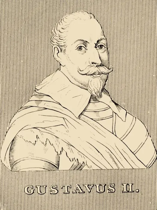 Framed Print : Gustavus II, (1594-1632), 1830. Creator: Unknown Framed Print : Gustavus II, (1594-1632), 1830. Creator: Unknown