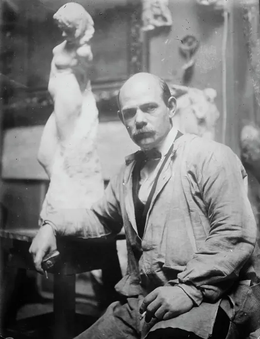 Framed Print : Gutzon Borglum, between c1910 and c1915. Creator: Bain News Service Framed Print : Gutzon Borglum, between c1910 and c1915. Creator: Bain News Service