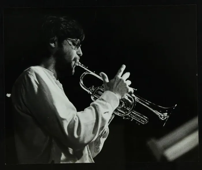 Framed Print : Guy Barker playing the trumpet at The Stables, Wavendon, Buckinghamshire. Artist Framed Print : Guy Barker playing the trumpet at The Stables, Wavendon, Buckinghamshire. Artist