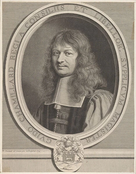 Guy Chamillard, 1664. Creator: Robert Nanteuil