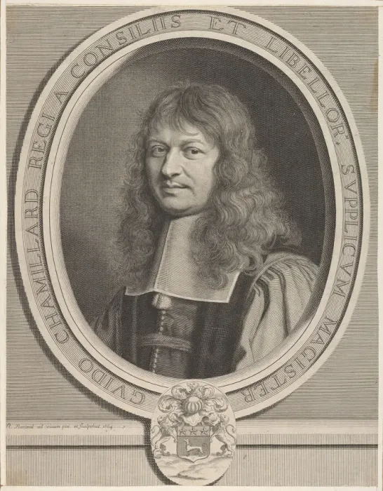 Framed Print : Guy Chamillard, 1664. Creator: Robert Nanteuil Framed Print : Guy Chamillard, 1664. Creator: Robert Nanteuil