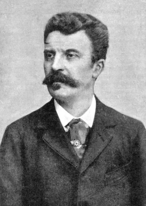 Framed Print : Guy de Maupassant (1850-1893), French writer, early 20th century Framed Print : Guy de Maupassant (1850-1893), French writer, early 20th century