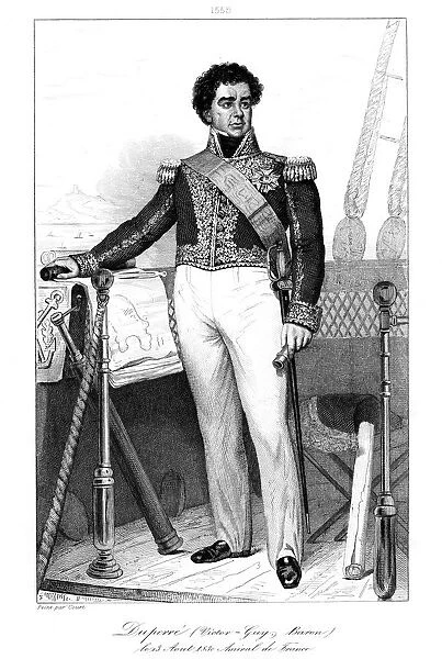 Guy-Victor Duperre (1775-1846), French admiral, 1839. Artist: Julien Leopold Boilly