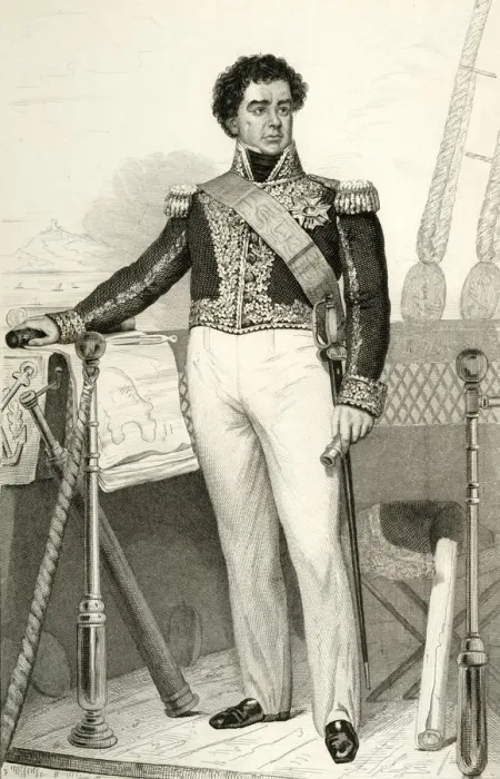 Framed Print : Guy-Victor Duperre, 1804, (1839). Creator: Julien Leopold Boilly Framed Print : Guy-Victor Duperre, 1804, (1839). Creator: Julien Leopold Boilly