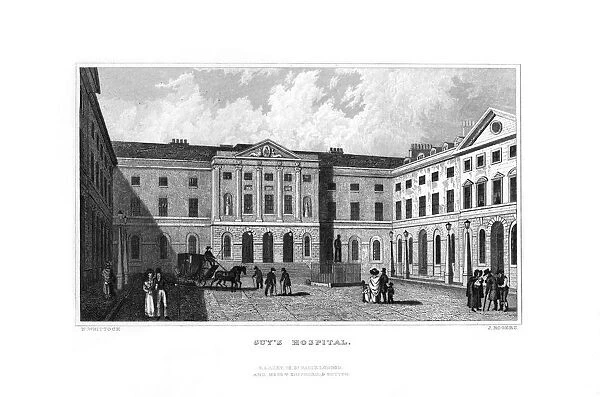Guys Hospital, Southwark, London, 1829. Artist: J Rogers