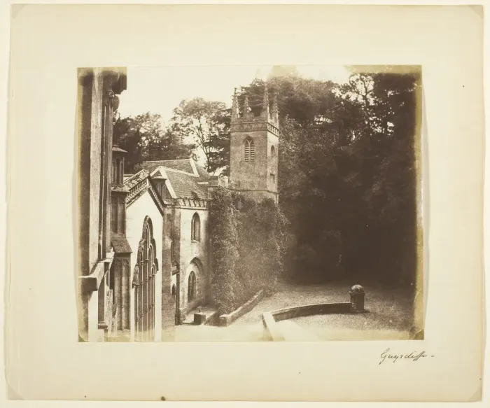 Framed Print : Guyscliffe, c. 1853. Creator: Robert Henry Cheney Framed Print : Guyscliffe, c. 1853. Creator: Robert Henry Cheney