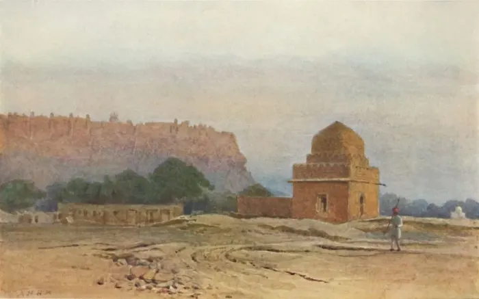 Framed Print : Gwalior Fort Before Sunrise, c1880 (1905). Artist: Alexander Henry Hallam Murray Framed Print : Gwalior Fort Before Sunrise, c1880 (1905). Artist: Alexander Henry Hallam Murray