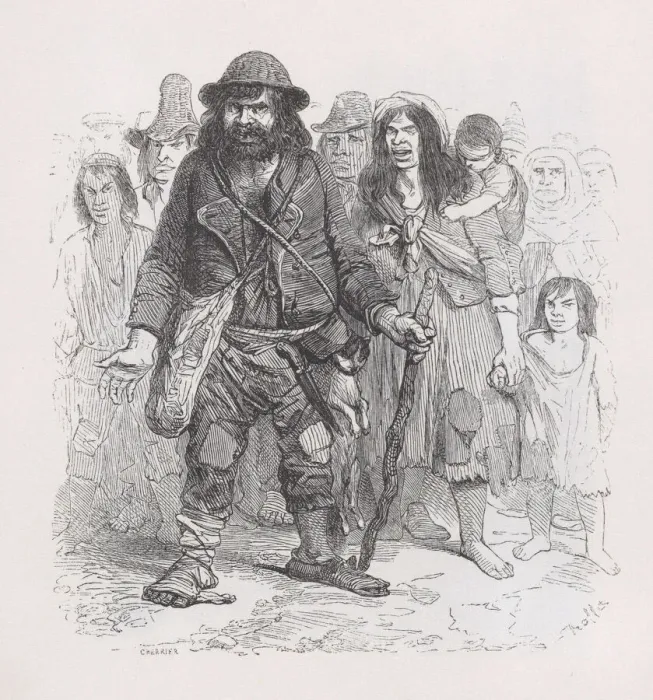 Framed Print : The Gypsies from The Complete Works of Beranger, 1836 Framed Print : The Gypsies from The Complete Works of Beranger, 1836