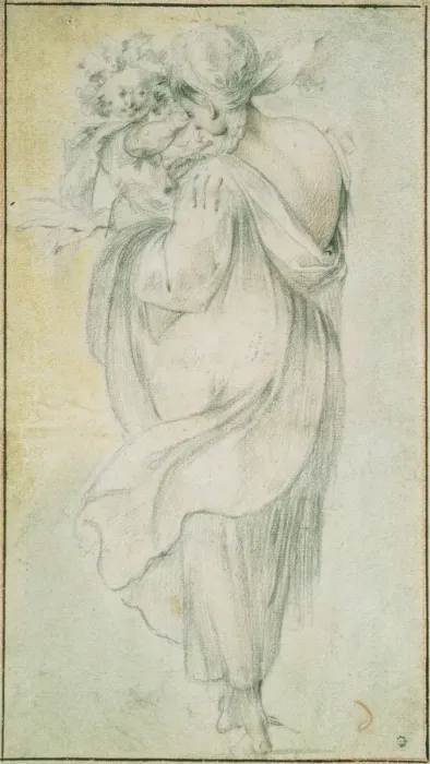 Framed Print : Gypsy with a Child, Early 17th cen Artist: Bellange, Jacques (c. 1575-1616) Framed Print : Gypsy with a Child, Early 17th cen Artist: Bellange, Jacques (c. 1575-1616)