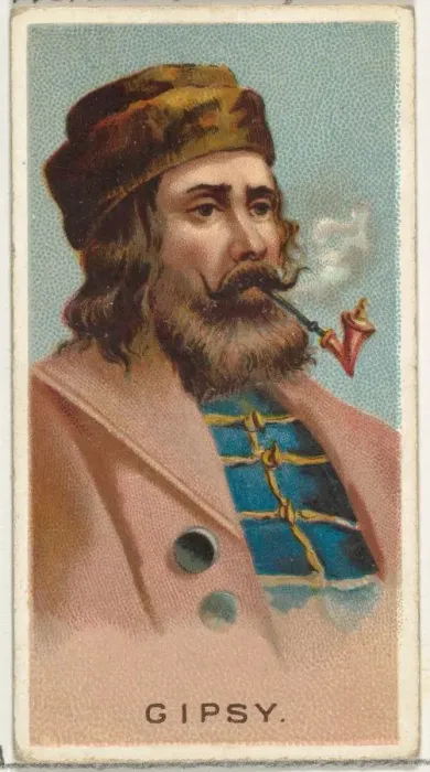 Framed Print : Gypsy, from Worlds Smokers series (N33) for Allen & Ginter Cigarettes, 1888 Framed Print : Gypsy, from Worlds Smokers series (N33) for Allen & Ginter Cigarettes, 1888