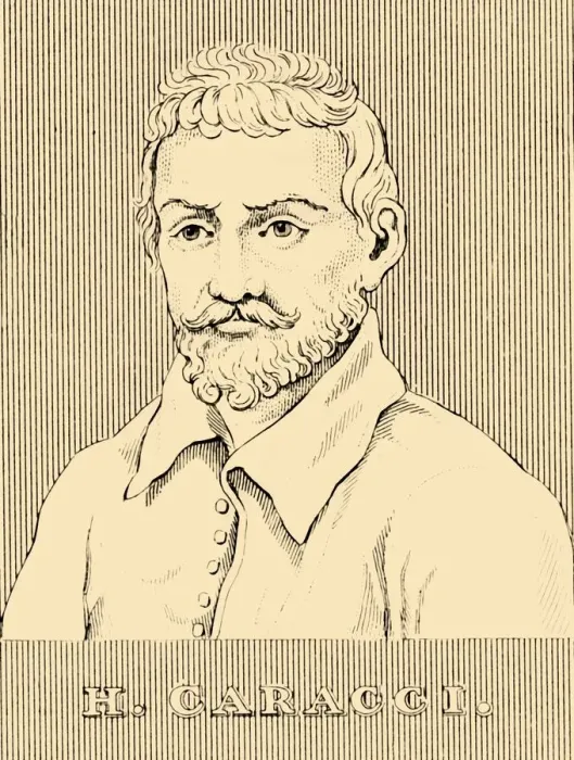Framed Print : H. Caracci, (1560-1609), 1830. Creator: Unknown Framed Print : H. Caracci, (1560-1609), 1830. Creator: Unknown