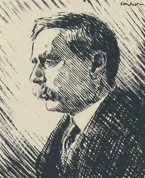Framed Print : H. G. Wells, c1930s, (c1950). Creator: Joseph Simpson Framed Print : H. G. Wells, c1930s, (c1950). Creator: Joseph Simpson