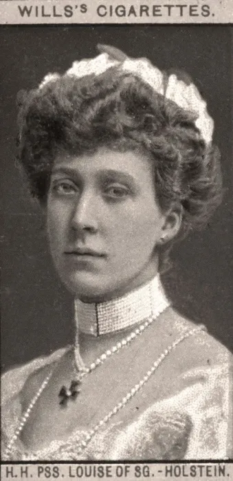 Framed Print : H. H, PSS. Louise of SG-Holstein, 1908. Artist: WD & HO Wills Framed Print : H. H, PSS. Louise of SG-Holstein, 1908. Artist: WD & HO Wills
