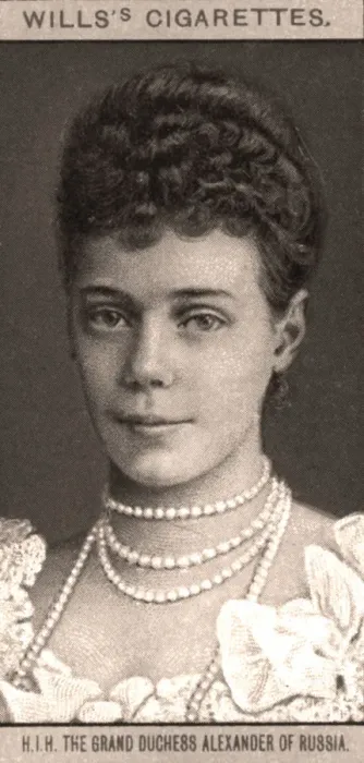 Framed Print : H. I. H The Grand Duchess Alexander of Russia, 1908. Artist: WD & HO Wills Framed Print : H. I. H The Grand Duchess Alexander of Russia, 1908. Artist: WD & HO Wills
