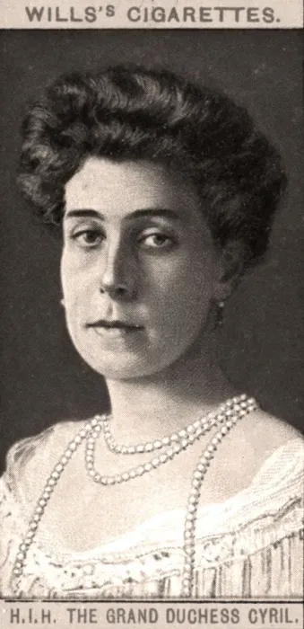 Framed Print : H. I. H The Grand Duchess Cyril, 1908. Artist: WD & HO Wills Framed Print : H. I. H The Grand Duchess Cyril, 1908. Artist: WD & HO Wills
