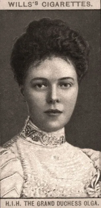 Framed Print : H. I. H The Grand Duchess Olga, 1908. Artist: WD & HO Wills Framed Print : H. I. H The Grand Duchess Olga, 1908. Artist: WD & HO Wills