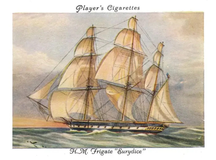 Framed Print : H. M. Frigate Eurydice, 1936. Creator: Unknown Framed Print : H. M. Frigate Eurydice, 1936. Creator: Unknown