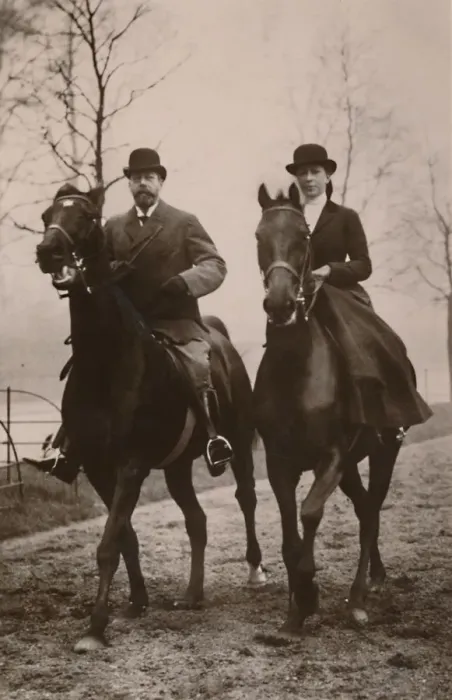 Framed Print : H. M. King George V. and Princess Mary, 1914. Creator: Rotary Photo Framed Print : H. M. King George V. and Princess Mary, 1914. Creator: Rotary Photo