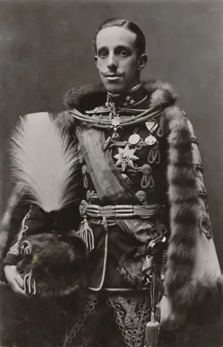Framed Print : H. M. King of Spain, c1910. Creators: Unknown, Franzen Framed Print : H. M. King of Spain, c1910. Creators: Unknown, Franzen