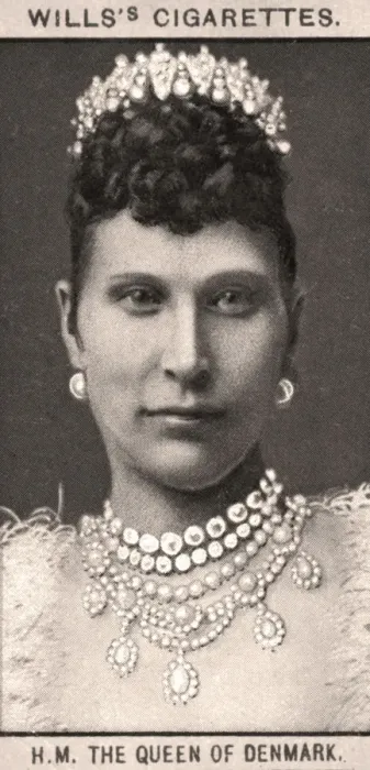 Framed Print : H. M The Queen of Denmark, 1908. Artist: WD & HO Wills Framed Print : H. M The Queen of Denmark, 1908. Artist: WD & HO Wills