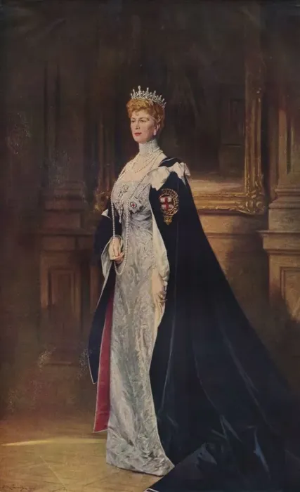 Framed Print : H. M. Queen Mary, 1910 (1935). Artist: Sir William Llewellyn Framed Print : H. M. Queen Mary, 1910 (1935). Artist: Sir William Llewellyn