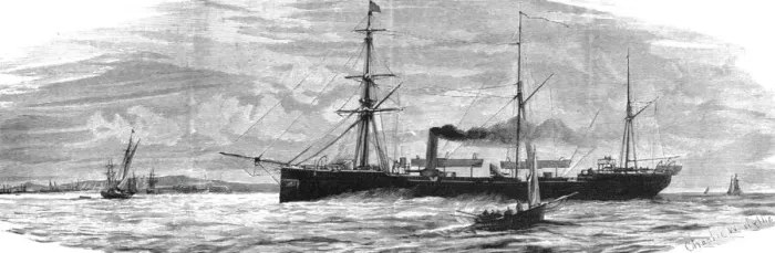 Framed Print : H. M. S. Thrush, The new Gunboat shortly to be commissioned by Lieut. H. R. H. Prince George of Wale Creator: Unknown Framed Print : H. M. S. Thrush, The new Gunboat shortly to be commissioned by Lieut. H. R. H. Prince George of Wale Creator: Unknown